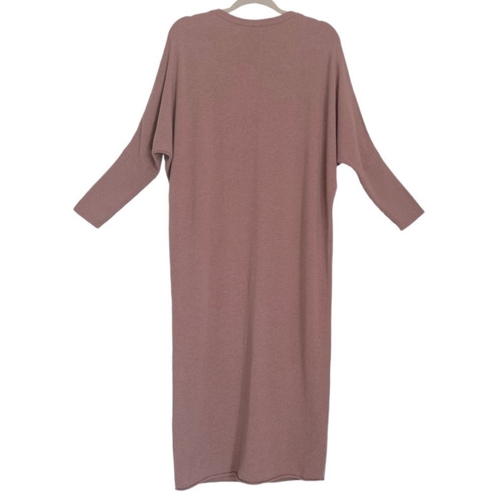 HATCH THE LOU DRESS ROSEWOOD CASHMERE BLEND SWEATER DRESS SIZE P - Picture 3 of 14